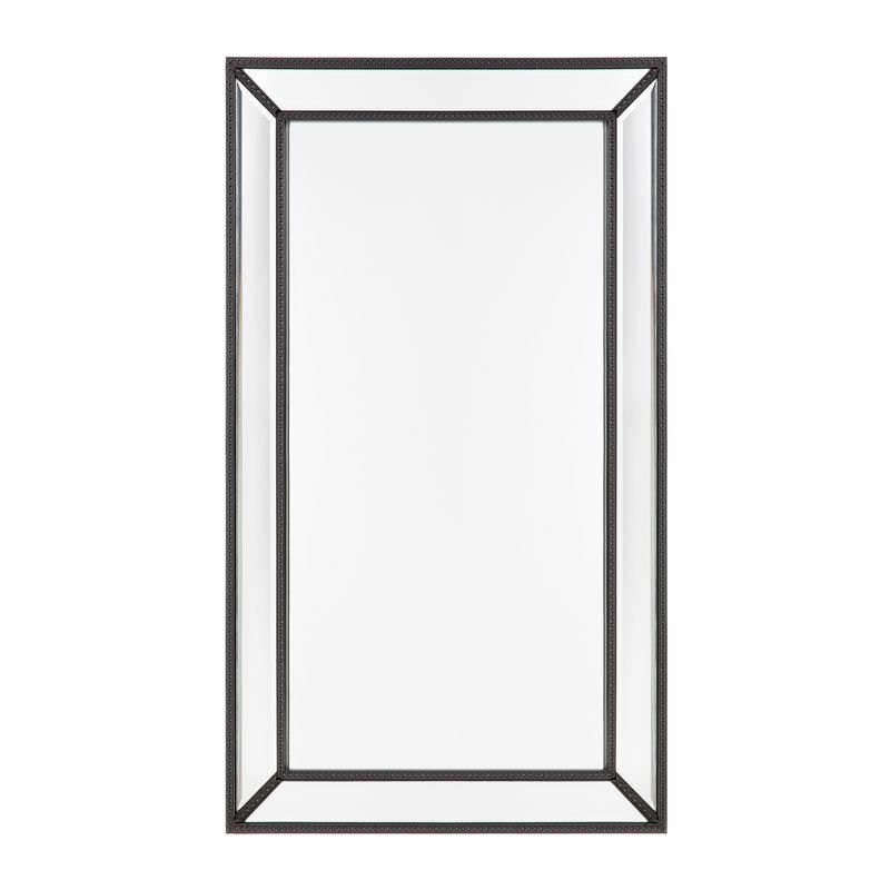 Zeta Wall Mirror - Medium Black