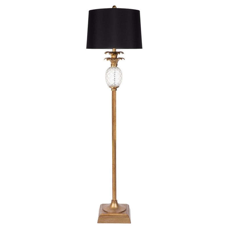 Langley Floor Lamp - Antique Gold