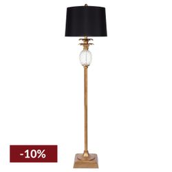 Langley Floor Lamp - Antique Gold