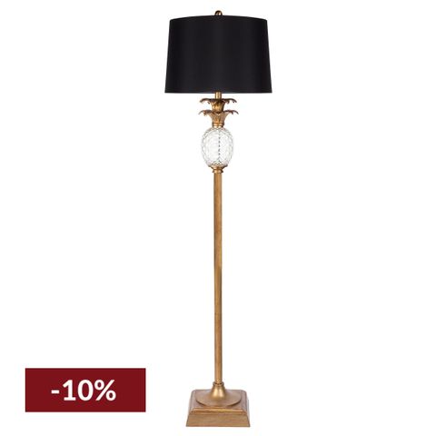 Langley Floor Lamp - Antique Gold