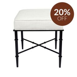 Hacienda Stool - Natural Linen