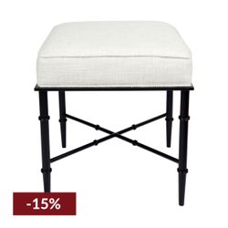 Hacienda Stool - Natural Linen