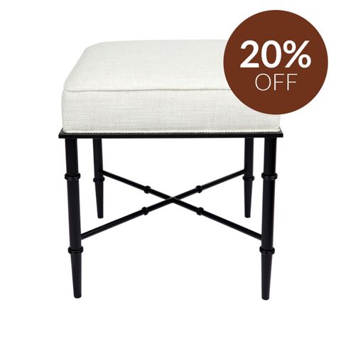 Hacienda Stool - Natural Linen