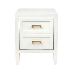 Soloman Bedside Table - Small White