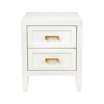 Soloman Bedside Table - Small White