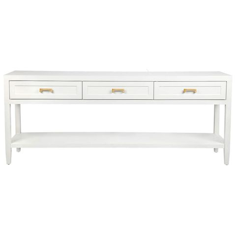 Soloman Console Table - Large White