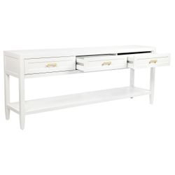 Soloman Console Table - Large White