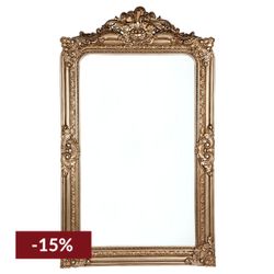 Elizabeth Floor Mirror - Antique Gold