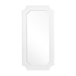 Bungalow Floor Mirror - White