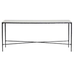 Heston Marble Console Table - Large Black