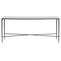 Heston Marble Console Table - Large Black