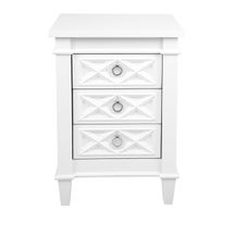 Plantation Bedside Table -  Small White