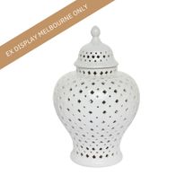 Minx Temple Jar - Extra Small White - OUTLET VIC