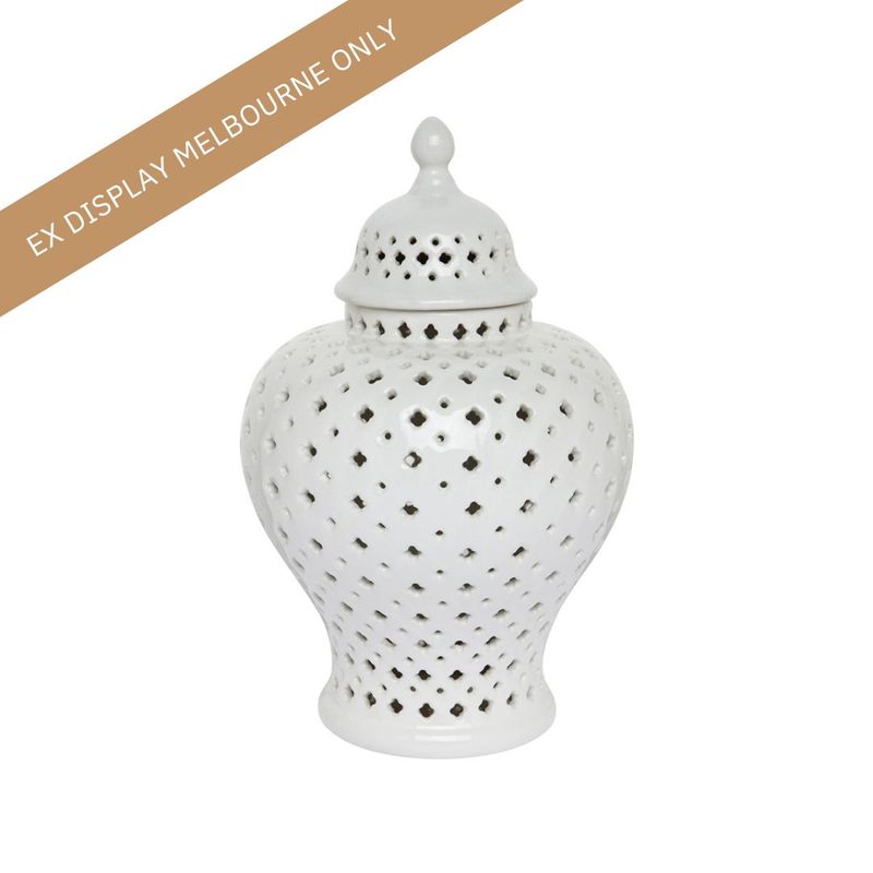 Minx Temple Jar - Extra Small White - OUTLET VIC