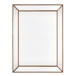 Zeta Wall Mirror - Large Antique Gold