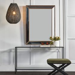 Zeta Wall Mirror - Large Antique Gold