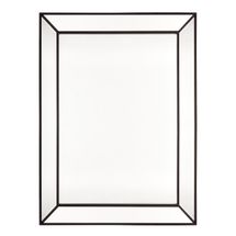 Zeta Wall Mirror - Large Black