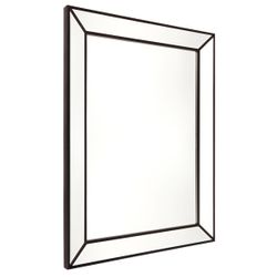 Zeta Wall Mirror - Large Black