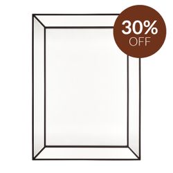 Zeta Wall Mirror - Large Black