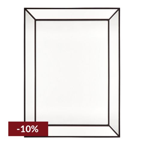 Zeta Wall Mirror - Large Black