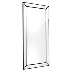 Zeta Floor Mirror - Black