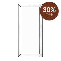 Zeta Floor Mirror - Black