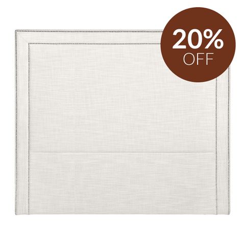 Manhattan Queen Bedhead - Natural Linen