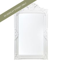 Elizabeth Floor Mirror - White