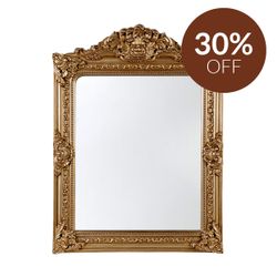 Elizabeth Wall Mirror - Antique Gold