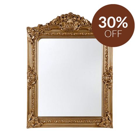 Elizabeth Wall Mirror - Antique Gold