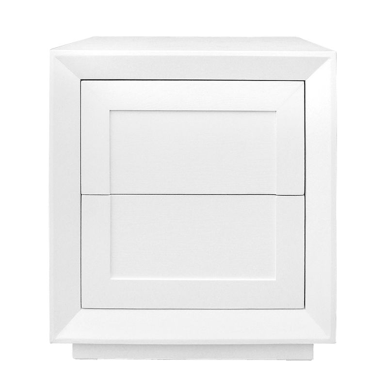 Balmain Tall Bedside Table - White