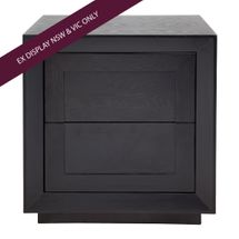 Balmain Tall Bedside Table - Black - OUTLET NSW & VIC