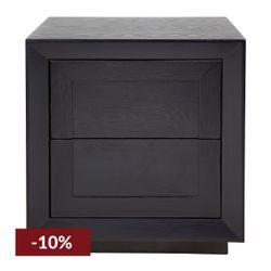 Balmain Tall Bedside Table - Black - OUTLET NSW