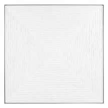 White Vortex Oil On Canvas Painting - Large