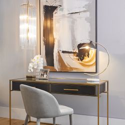 Zara Pendant - Long Brass
