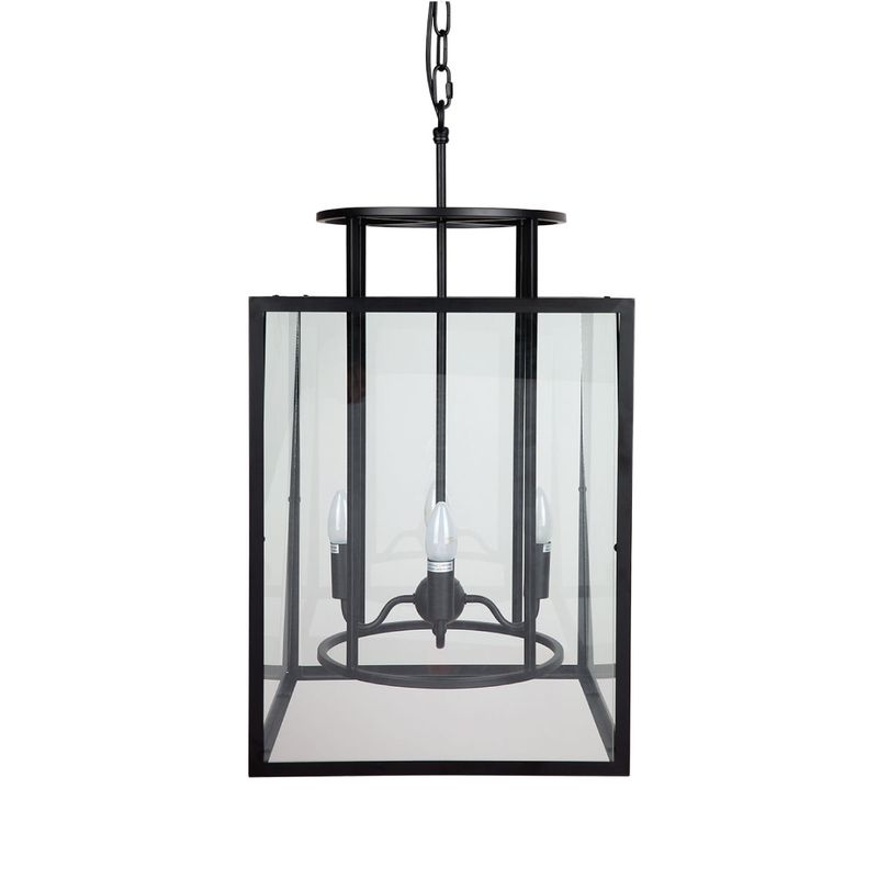 Foyer pendant 2024 light black