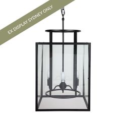Concord Pendant - Large Black - OUTLET NSW