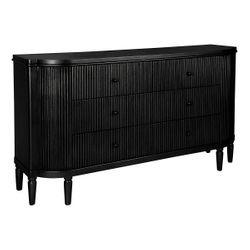 Arielle 6 Drawer Chest - Black