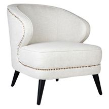 Hallie Arm Chair - Natural Linen