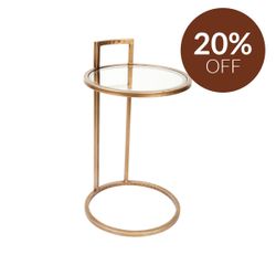 Maxie Side Table - Antique Gold