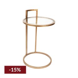 Maxie Side Table - Antique Gold