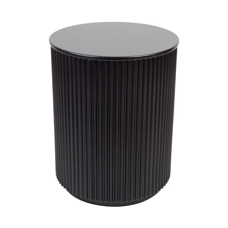 Nomad Round Side Table Black