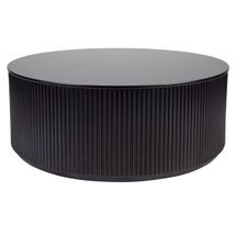 Nomad Round Coffee Table - Black