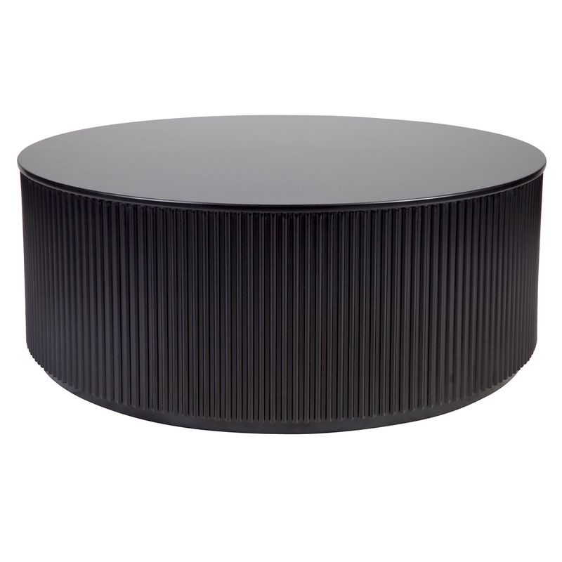 Nomad Round Coffee Table - Black