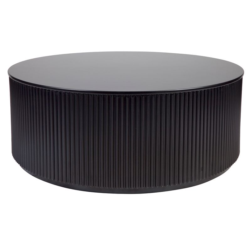 Nomad Round Coffee Table - Black