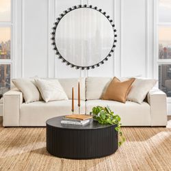 Nomad Round Coffee Table - Black