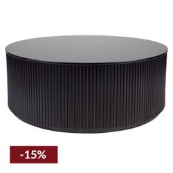 Nomad Round Coffee Table - Black