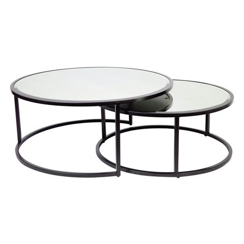 Serene Nesting Coffee Tables - Black