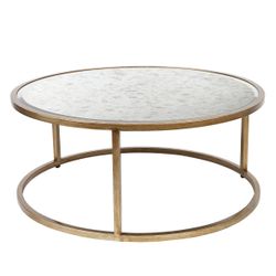 Serene Nesting Coffee Tables - Antique Gold