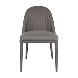 Dante Panelled Dining Chair - Charcoal